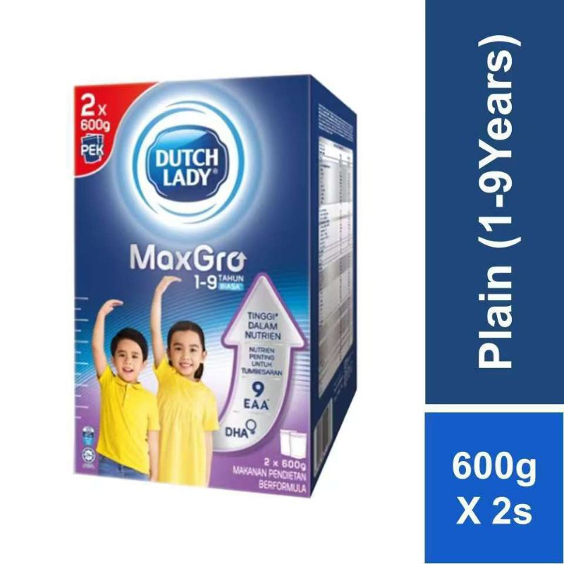 Dutch Lady MaxGro 1-9 years（600g×2） | Shopee Malaysia
