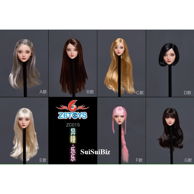 1/6 Scale Toys Z6Toys ZC015 - Female Head Sculpt ONLY | Shopee Malaysia
