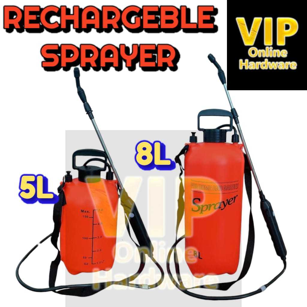 8LIT SPRAYER Garden Pressure Sprayer Hand Pump Sprayer Garden Sprayer ...