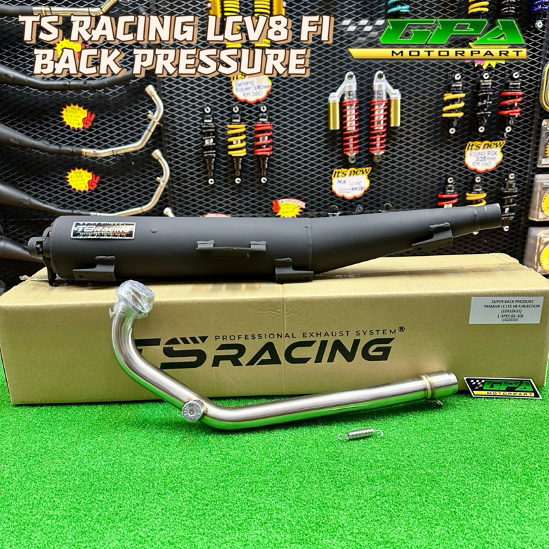 TS RACING RACING BACK PRESSURE LCV8 28MM 32MM STAINLESS STEEL | Shopee ...