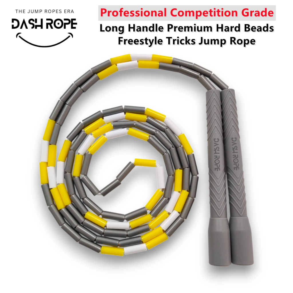 DASHROPE 5meter 4meter 3meter Long Handle Beaded Jump Rope Freestyle ...