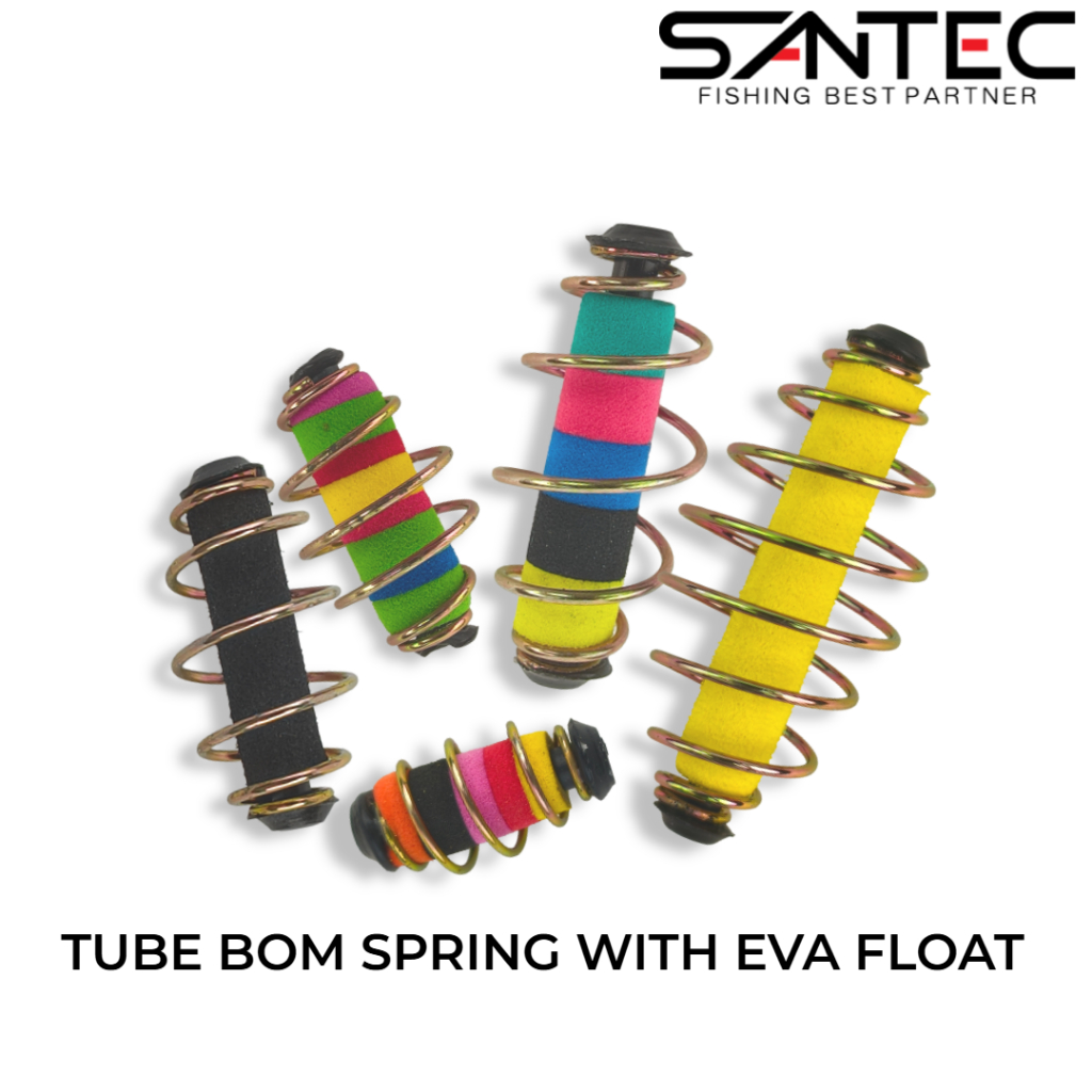 SANTEC - TUBE BOM SPRING WITH EVA FLOAT 39082 MATABOM FLOAT FISHING ...