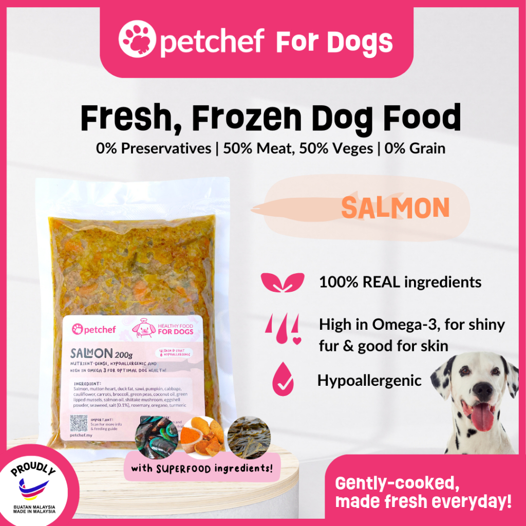 Picture of Petchef Dog Food (SALMON) -Fresh Cooked| Frozen | Wet Food | Healthy ...