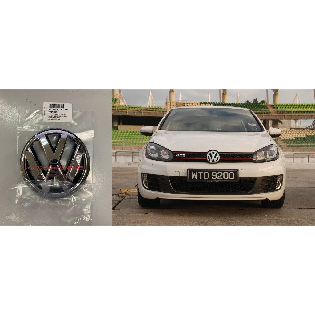 Genuine Toyota Hilux Front Grille Badge Emblem – 75311-0K010 For MK6/MK7 2005-2015, Metallic Finish