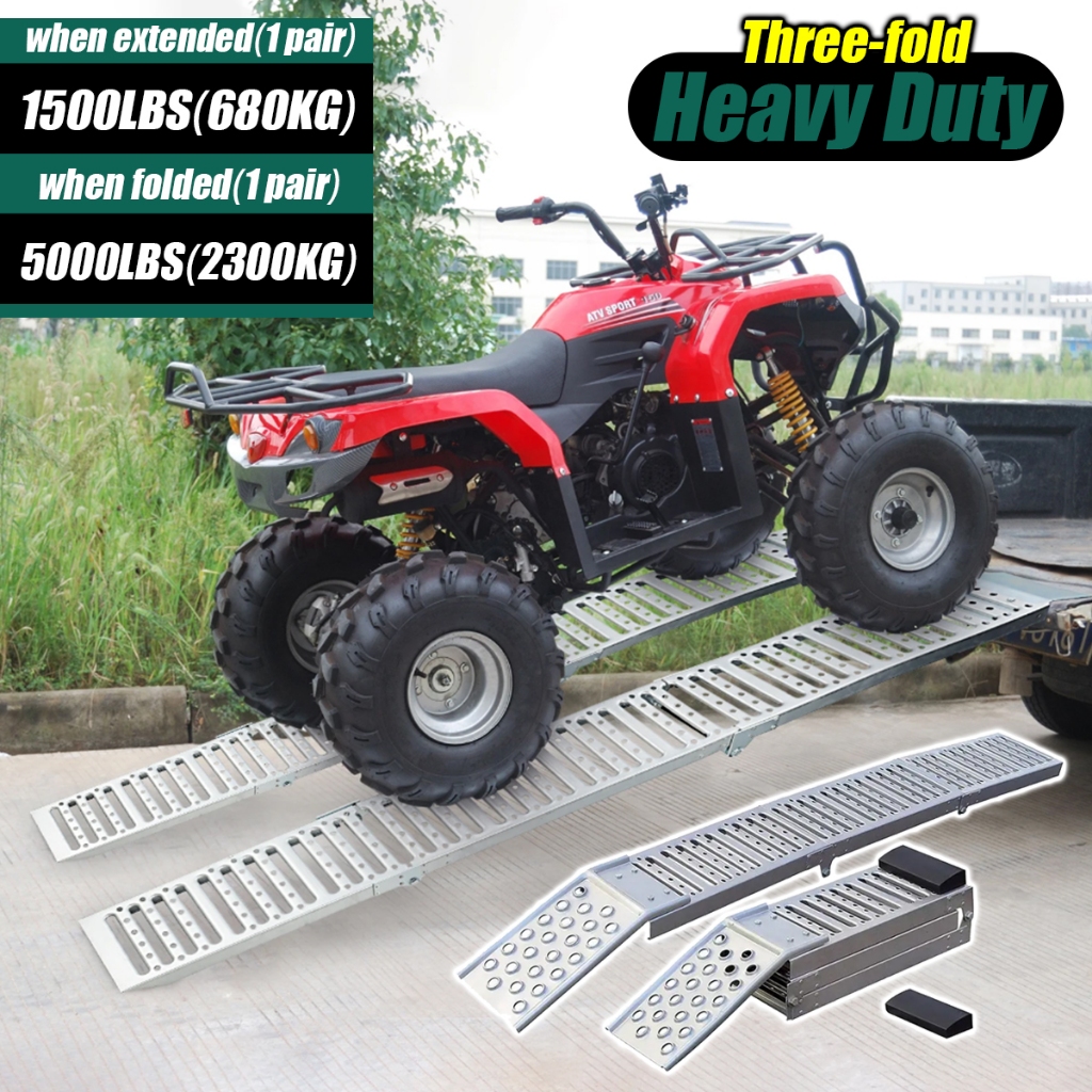 Motorcycle Ramp Ladder Bike Motorcycle Tangga Motor Folding Ladder ...