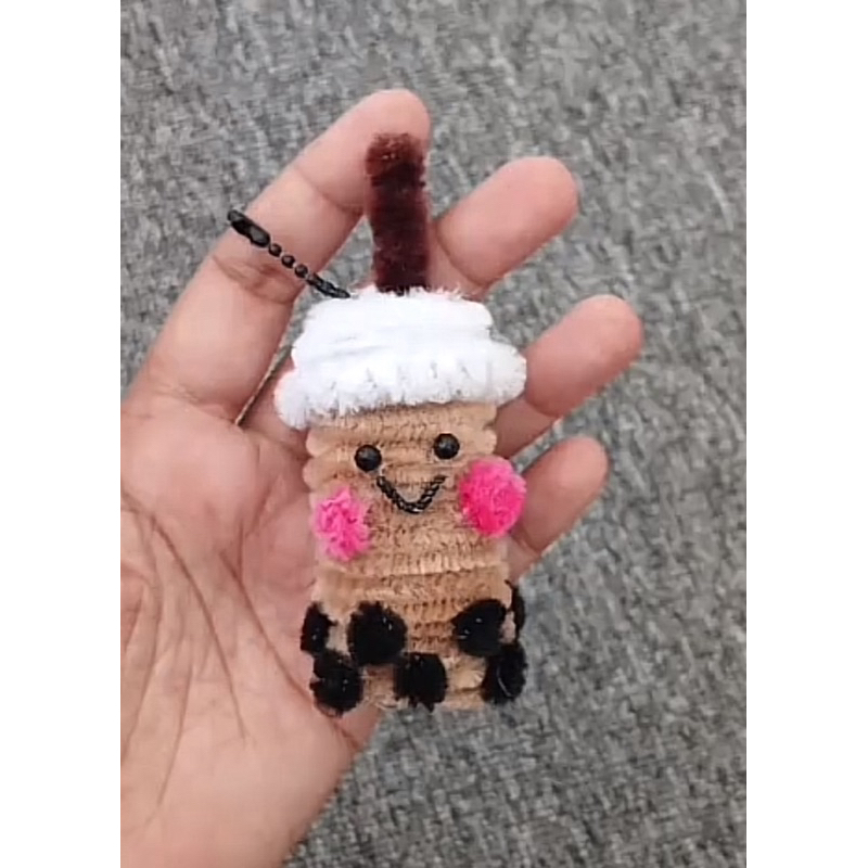 keychain BOBA ( dawai bulu) | Shopee Malaysia