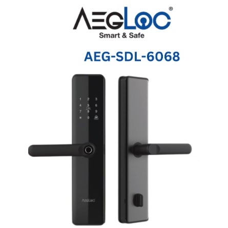 AEGLOC Smart Door Lock 6068/ Smart Lock / Digital Door Lock / Digital ...