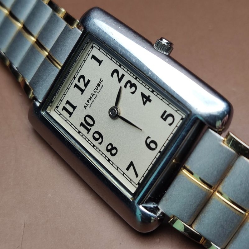 Alpha Cubic Tank Ladies Watch | Shopee Malaysia