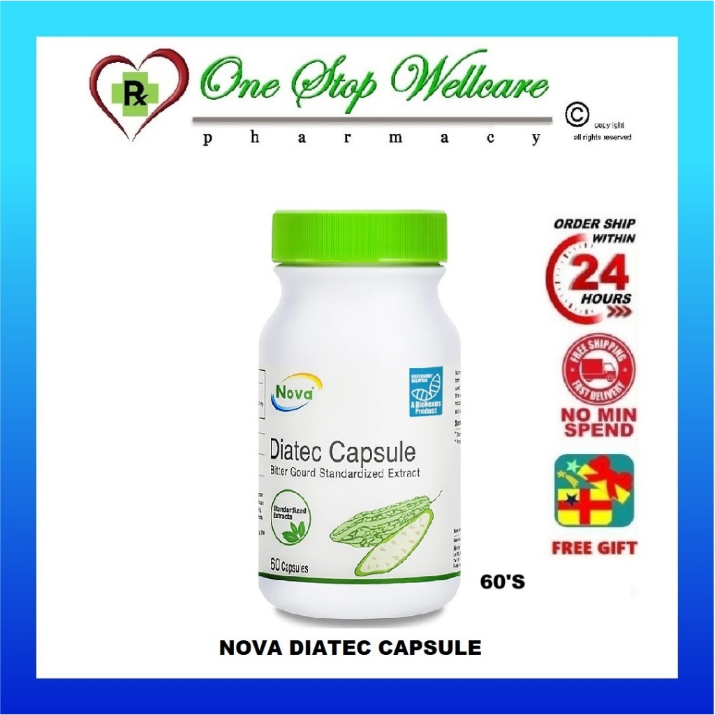 NOVA DIATEC CAPSULE 60'S (EXP:01/2028) | Shopee Malaysia
