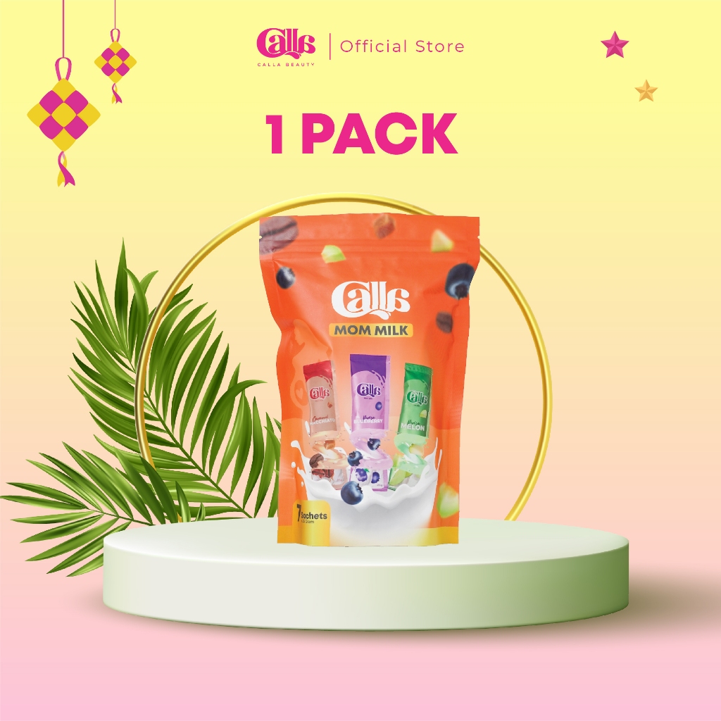 1 PACK CALLA MOM MILK & CALLA MILK | 1 Pouch Susu Kambing Berperisa 1 ...
