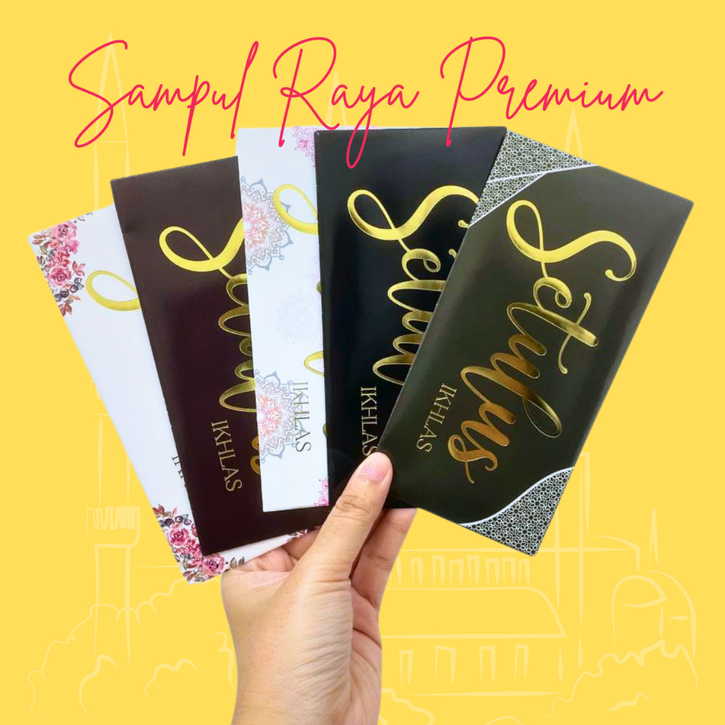 SAMPUL RAYA PREMIUM GIFT MONEY PACKET Kertas Office Stationery | Shopee ...