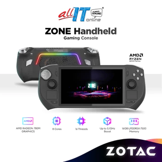 ZOTAC Gaming Zone Handheld Gaming Console (7" 120Hz AMOLED, AMD 8840U, 16GB LPDDR5X, 512GB M.2 SSD)