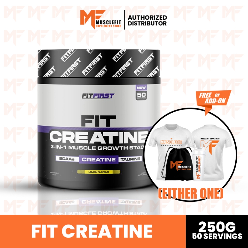 Fit First Fit Creatine 3-in1 With Bcaa Taurine 250 g (50 servings ...
