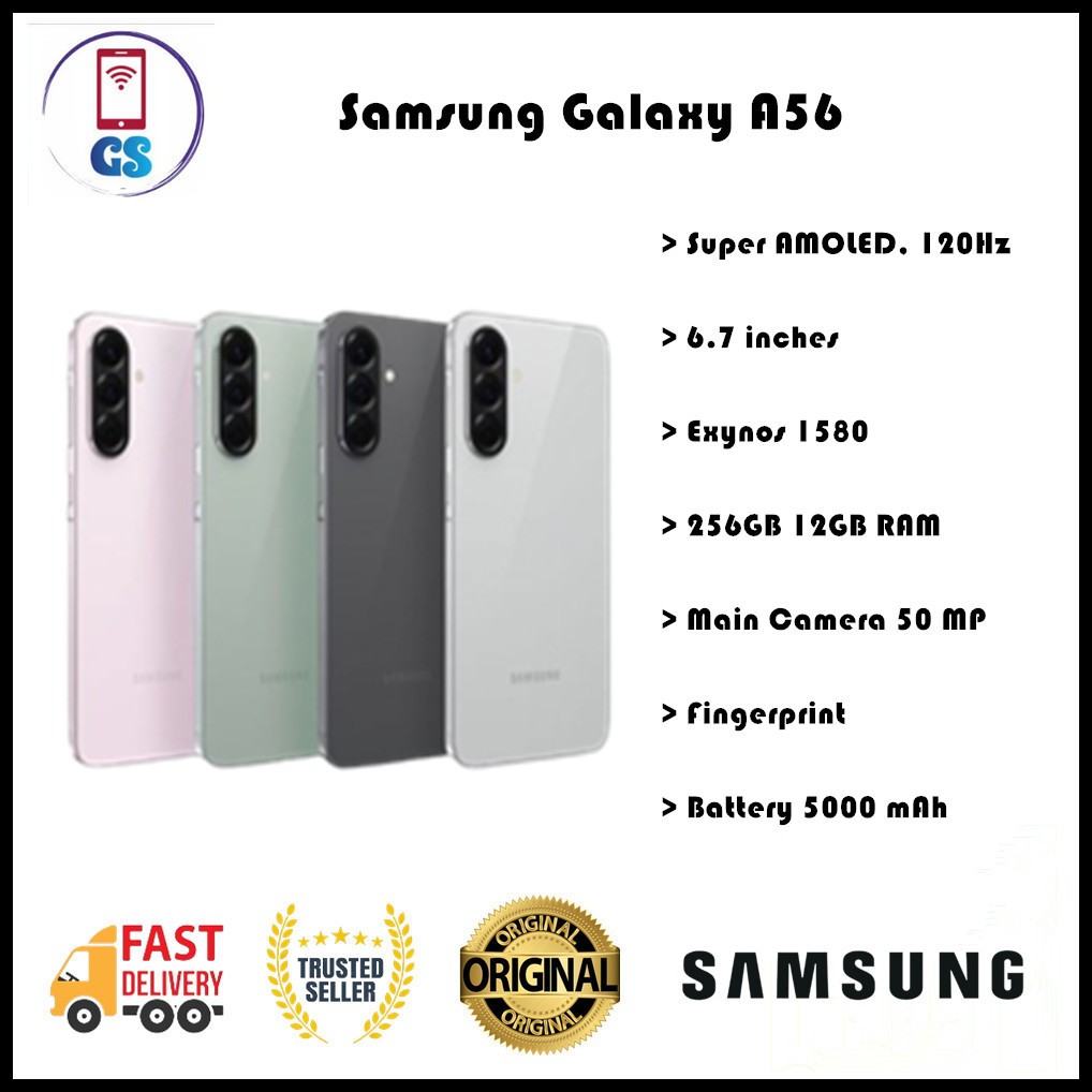(SEALBOX) SAMSUNG GALAXY A56 5G / A36 5G / A26 5G 1 YEAR WARRANTY BY SAMSUNG MALAYSIA