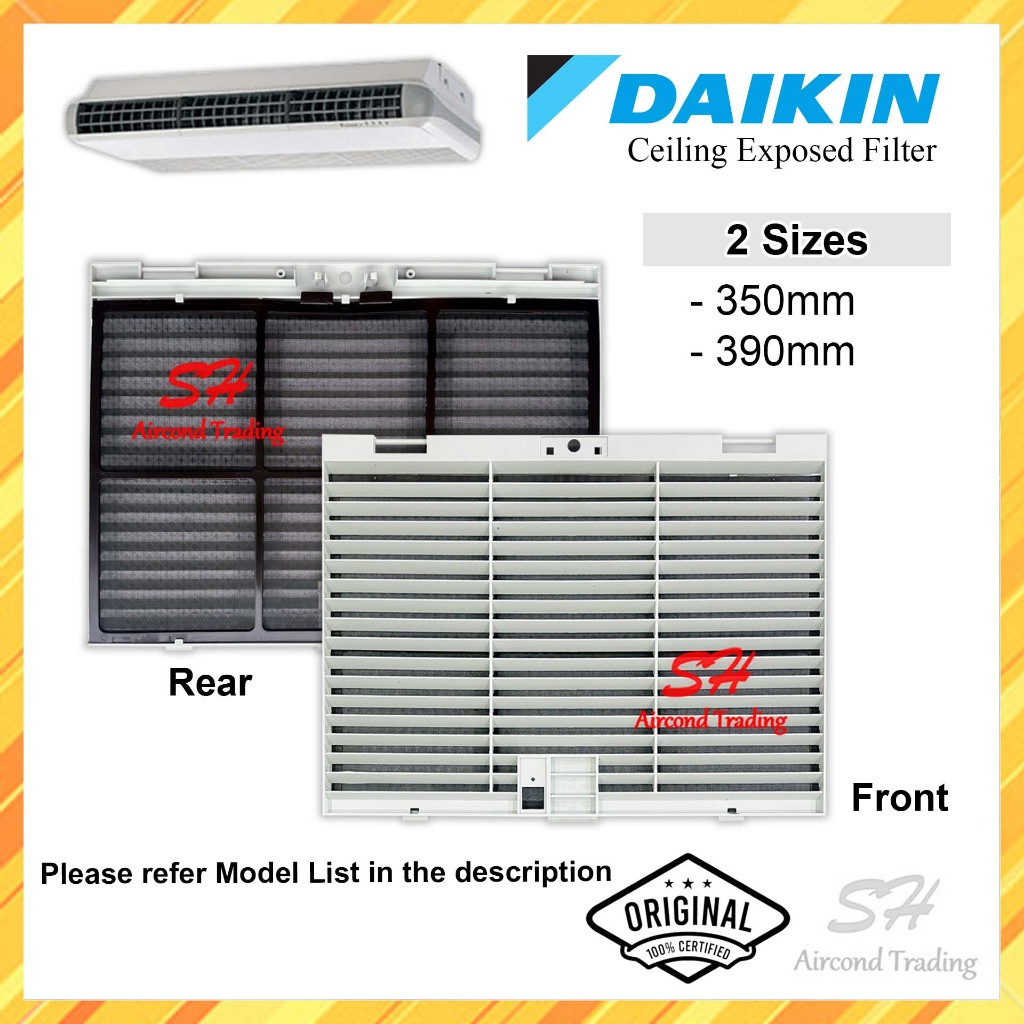[Original] DAIKIN Ceiling Exposed Air Intake Grill / Air Filter 350mm ...