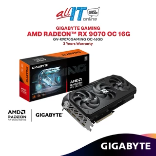 GIGABYTE AMD Radeon RX 9070 GAMING OC 16GB GDDR6 Graphics Card | GV-R9070GAMING OC-16GD