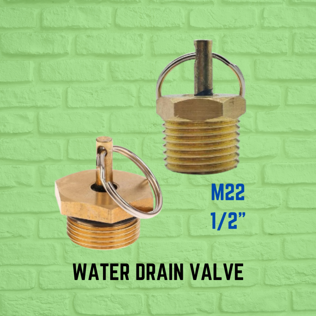 TRUCK WATER DRAIN VALVE (BRASS) / DRAIN VALVE TRAILER TRUCK PARTS VOLVO ...