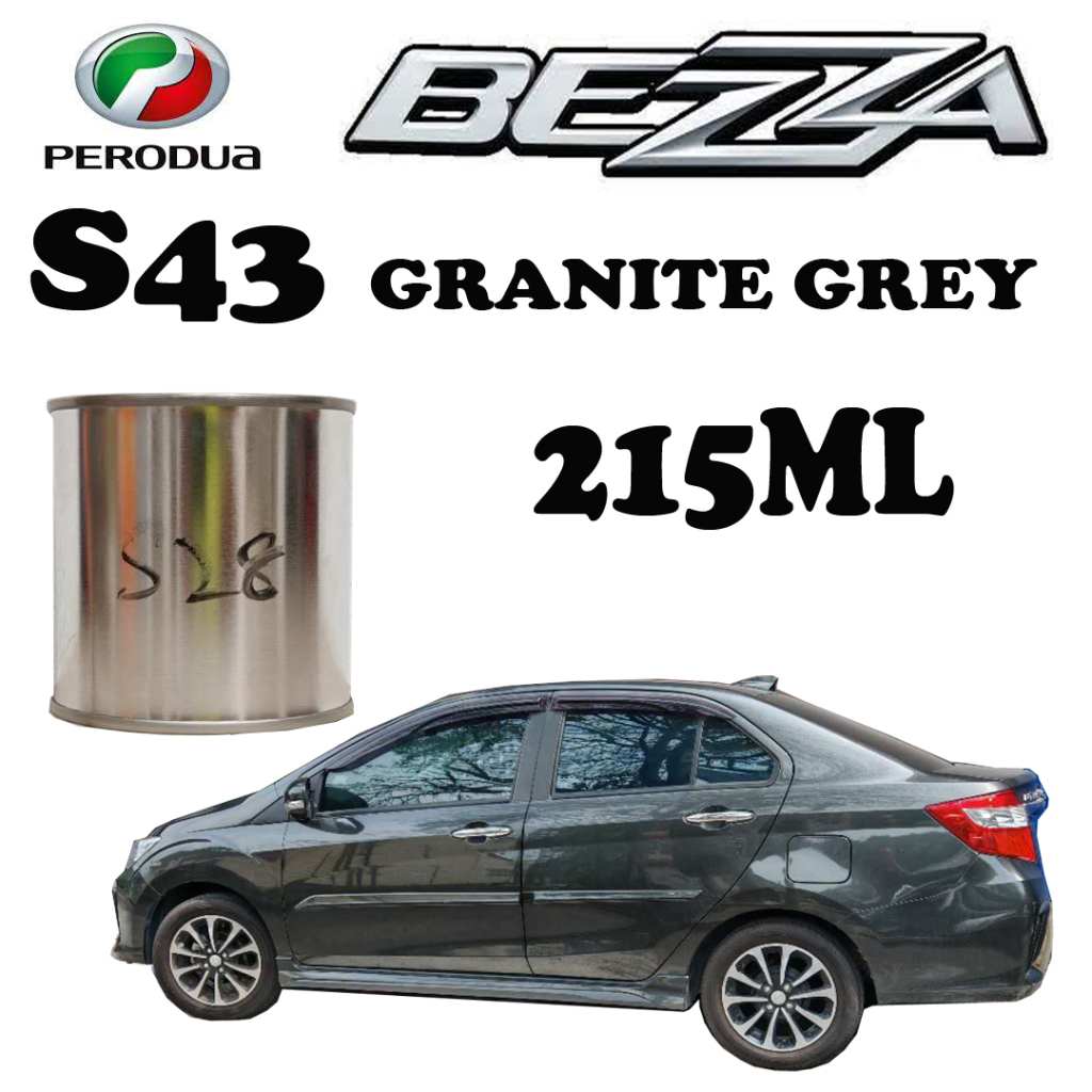 BEZZA S43 GRANITE GREY - PERODUA /AXIA/BEZZA/ARUZ/ALZA/ATIVA / CAR ...