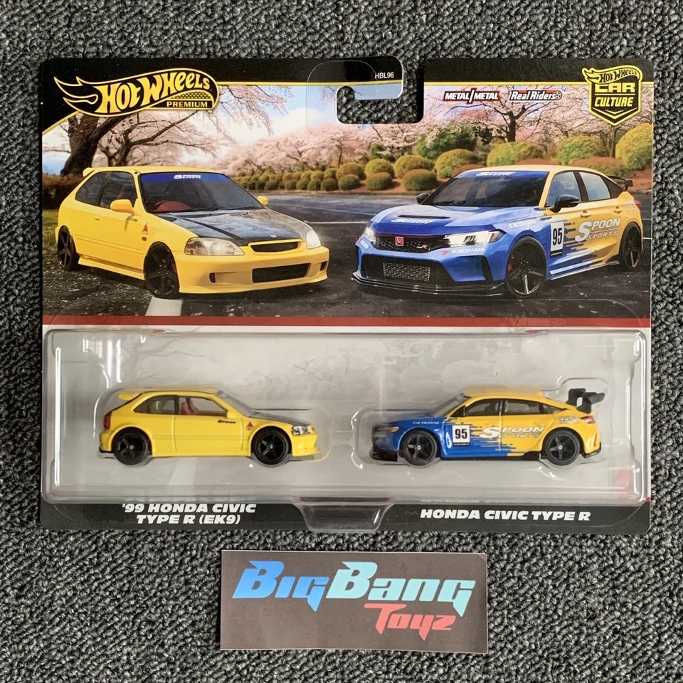 Hot Wheels 99 Honda Civic Type R EK9 / Honda Civic TypeR FL5 Spoon 2 ...
