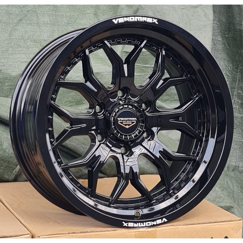 VRX-17 18X9JJ ET0/ET-12 6H139.7 - GLOSSY BLACK/MW 4x4 SPORT RIM ...
