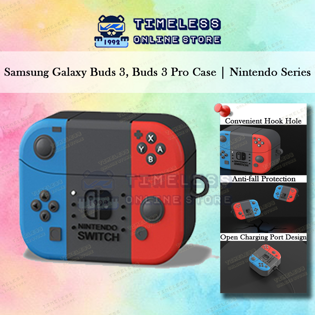 🇲🇾 Samsung Galaxy Buds 3, 3 Pro Case, Nintendo Switch Design Protector ...