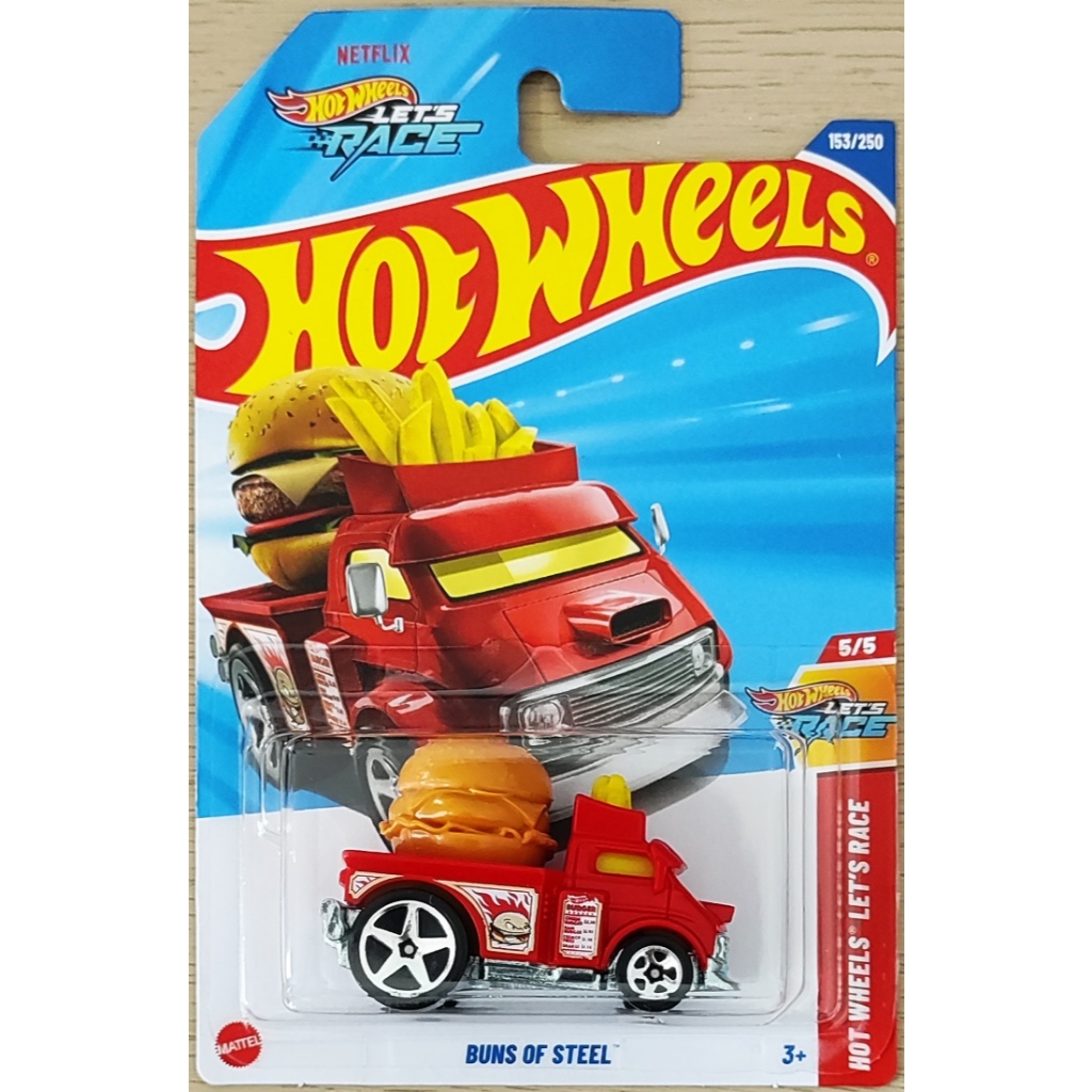 Hot Wheels Buns Of Steel 1/64 Die-Cast Car - Purple Fast Foodie Series (15/250) - View #5