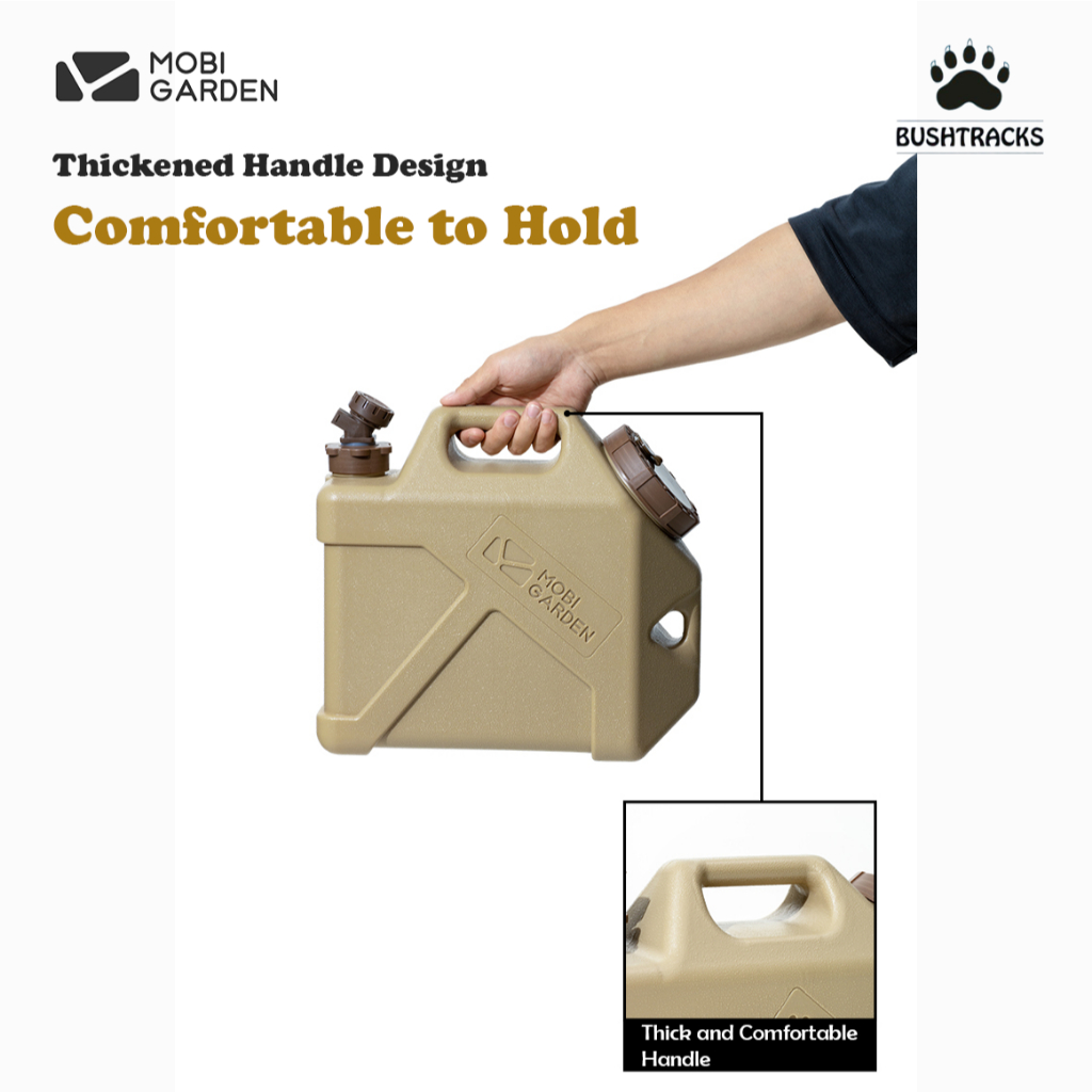 MOBI GARDEN Camping 10L 20L Water Tank Portable Water Bucket Container ...