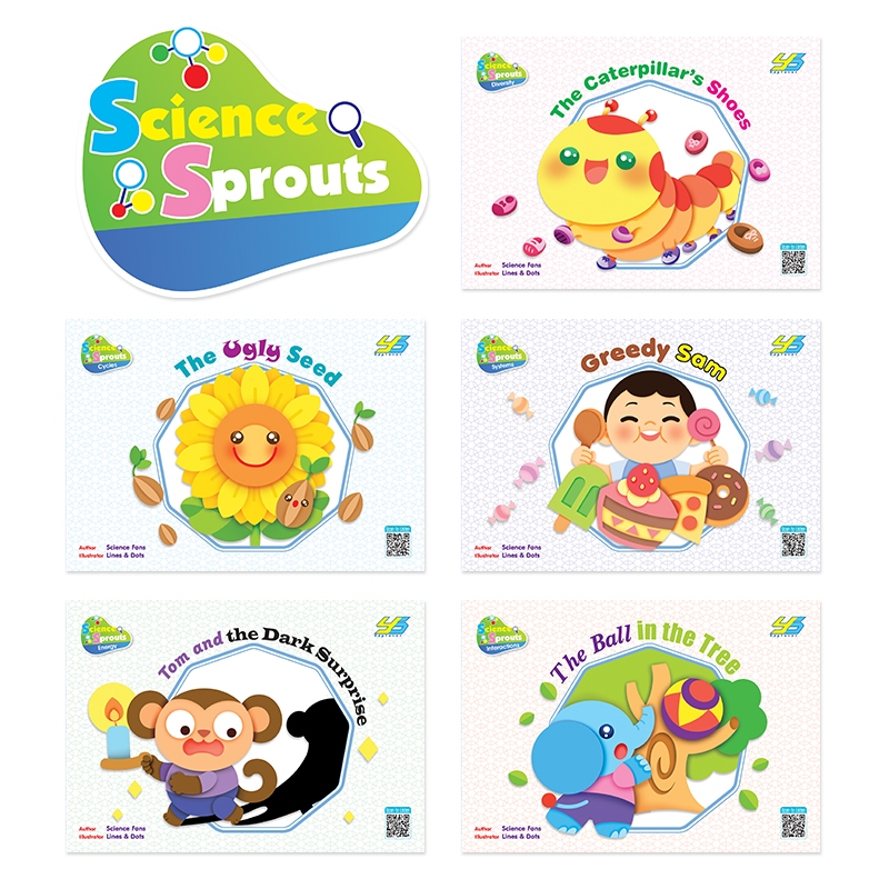 Science Sprouts Issue 01-05 Comic Holic English Story Books Preschool ...