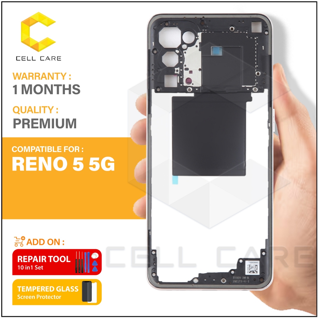 Middle Housing For OPPO RENO 5 5G CPH2145 (LCD Frame Body) | Shopee ...