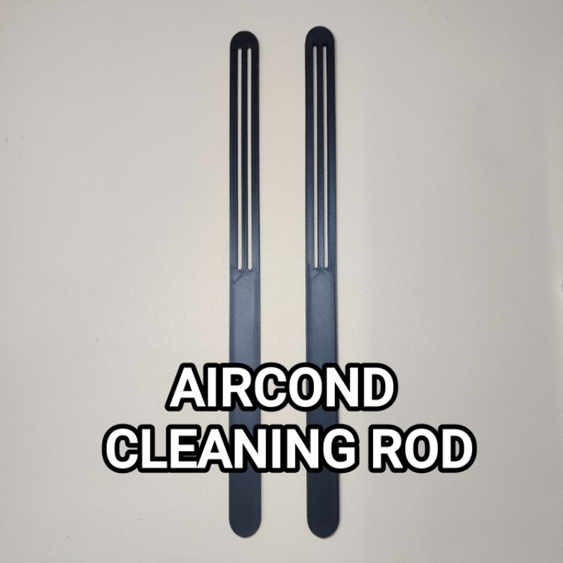 Aircond cleaning rod, rod pembersih aircond. Air conditioner roller fan ...
