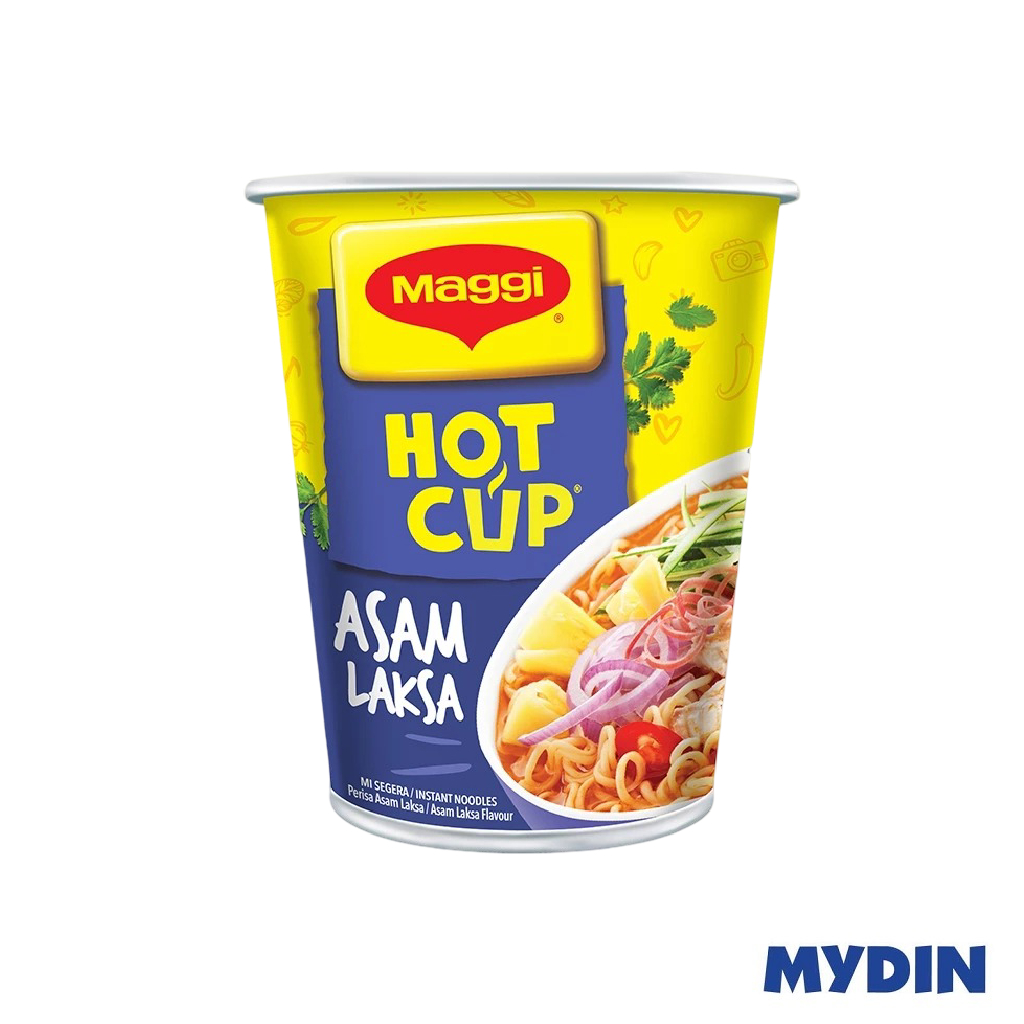 Maggi Hot Cup Asam Laksa Instant Noodles (59g) | Shopee Malaysia