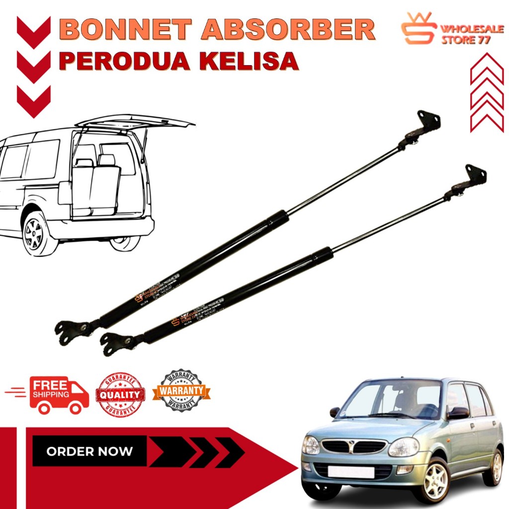 READY STOCK | PERODUA KELISA REAR TRUNK LID ABSORBER / BELAKANG BONNET ...