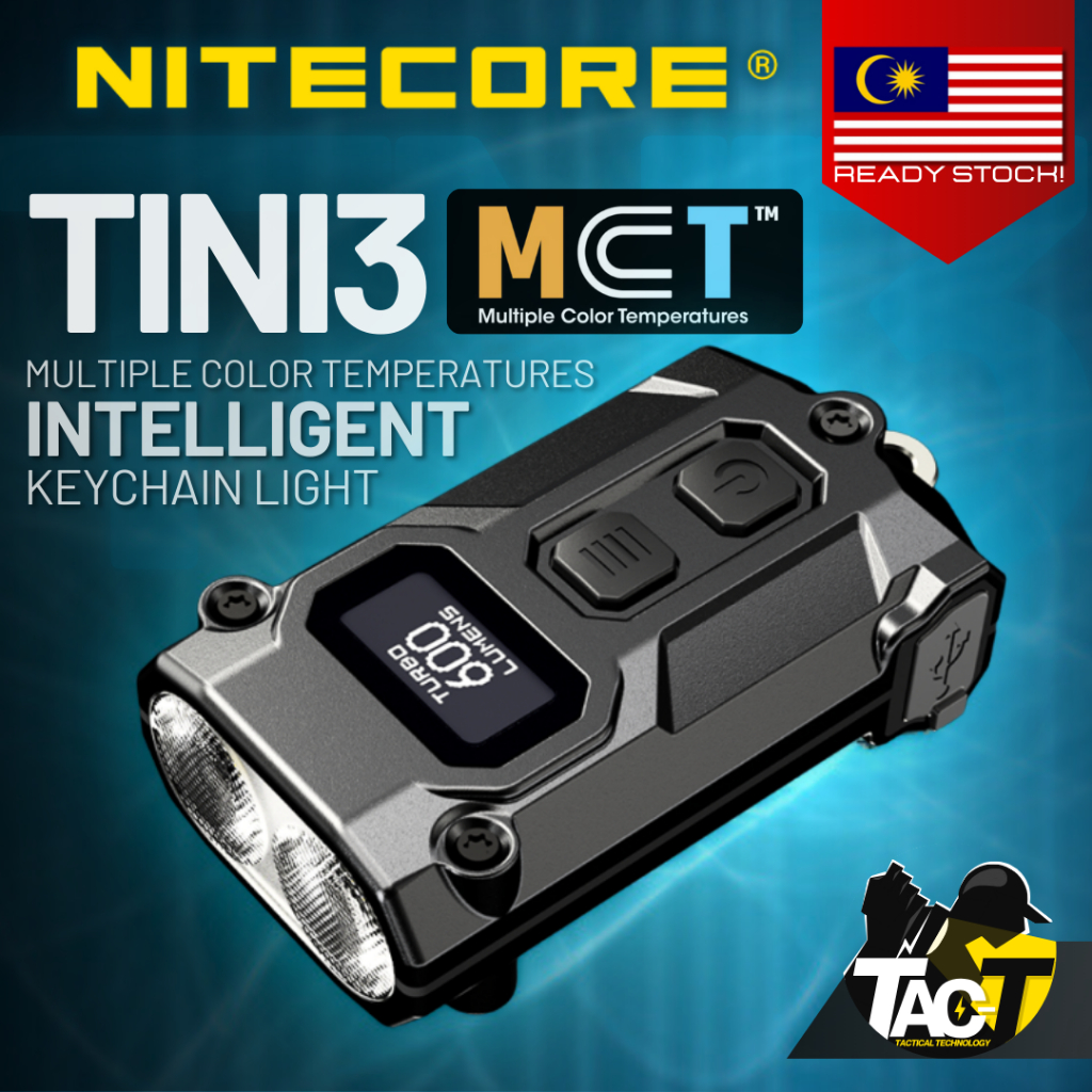 Nitecore TINI 3 Zwart : : Klussen & gereedschap