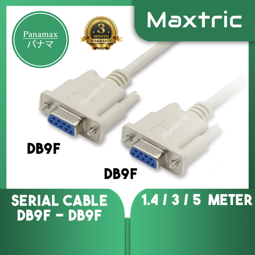 Panamax 1.4 ~ 5 Meter DB9F - DB9F Serial Cable DB 9Pin Female to Female ...