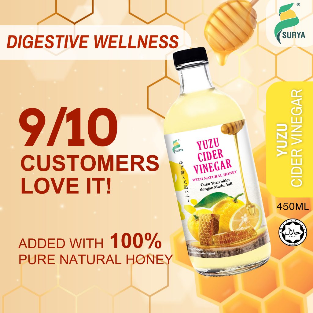 Surya Yuzu Cider Vinegar (450ml) | Shopee Malaysia