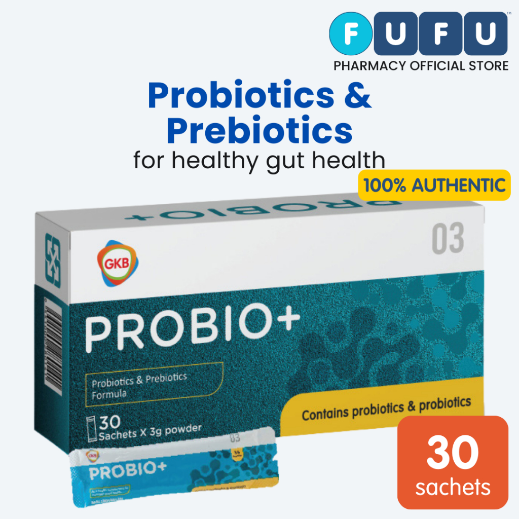 GKB Probio+ Probiotics and Prebiotics Formula 30s | Gut Health ...