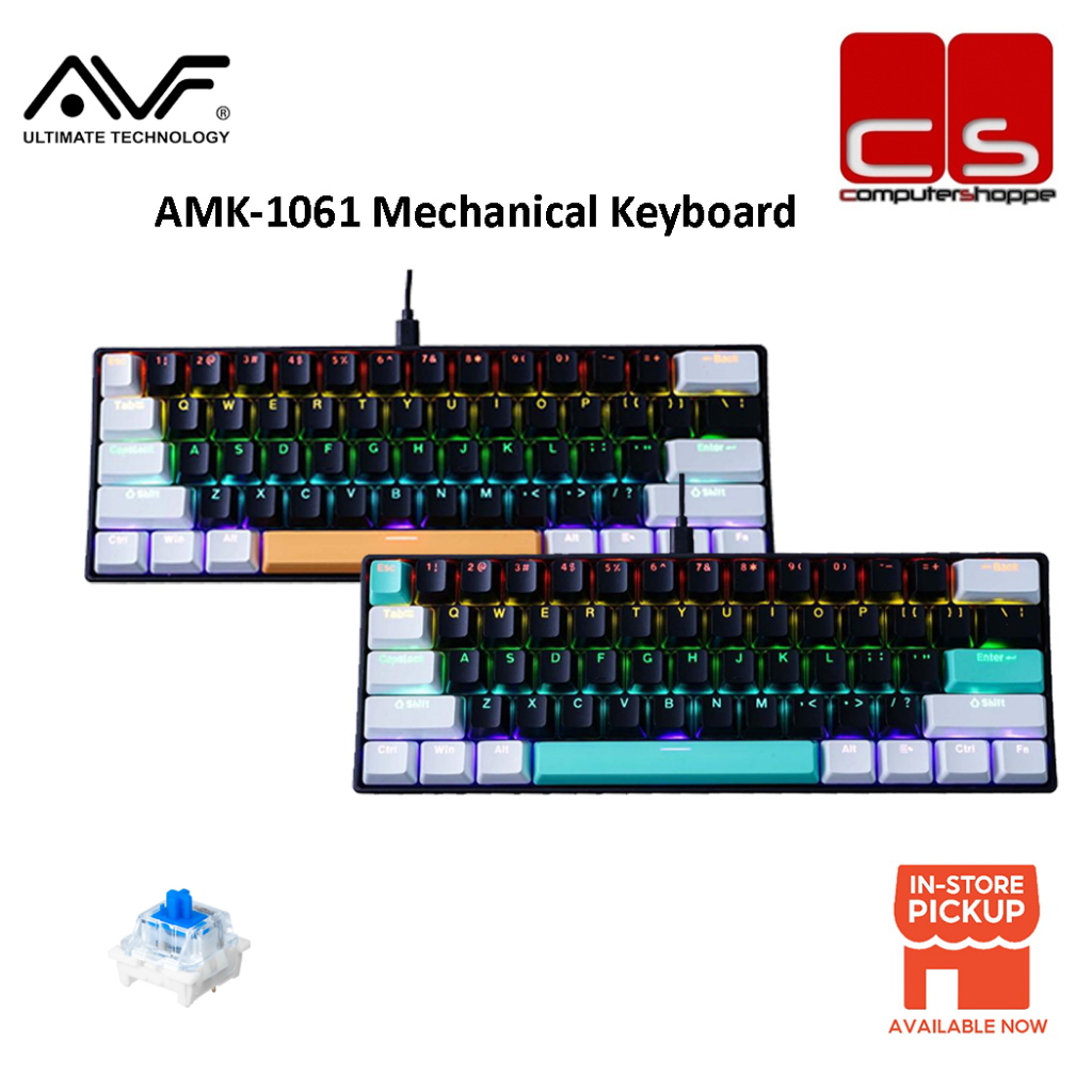 AVF AMK-1061 TKL RGB Mechanical Keyboard | Shopee Malaysia