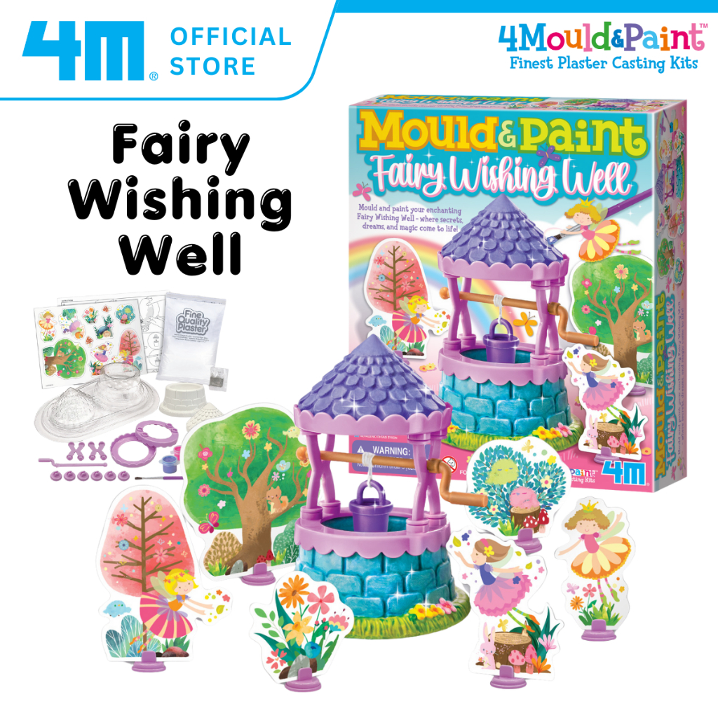 4M: Mould & Paint - Fairy Wishing Well | Paper Plus