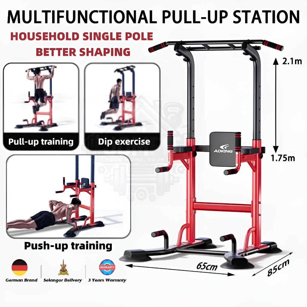 FitsMe Multi-Function Pull-up Rack Gym Fitness Equipment Foldable Rack ...