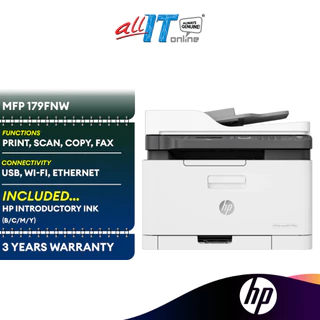 HP Color Laser MFP 179fnw Printer (USB, Wi-Fi, Ethernet) - 4ZB97A