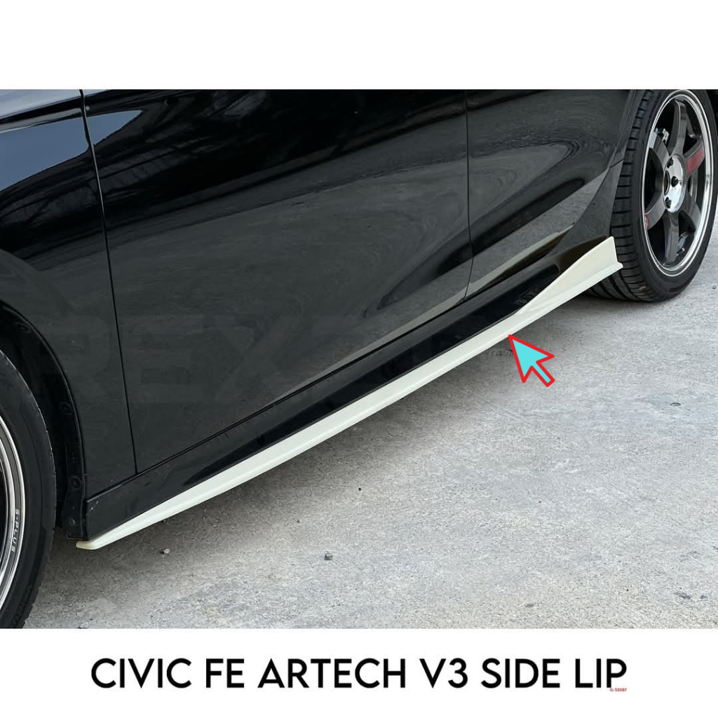 HONDA CIVIC FE FACELIFT 2025 ARTECH V2 BODYKIT LIP ABS | Shopee Malaysia