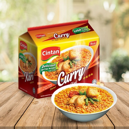 [Promotion] 金旦快熟面 Cintan Curry Mee Instant Noodle (76g x 5 Packets ...
