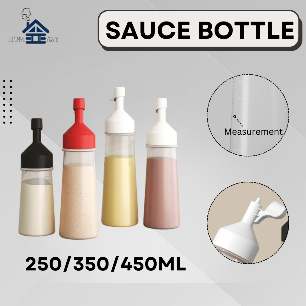HomeEasy 250ml 350ml 450ml Sauce Bottle / Botol Sos Botol Kicap / Oil ...