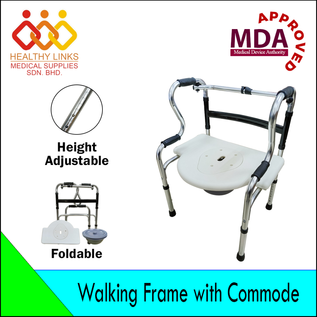 Multifunction Foldable Aluminium Raise Up Walking Frame Walking Aid ...