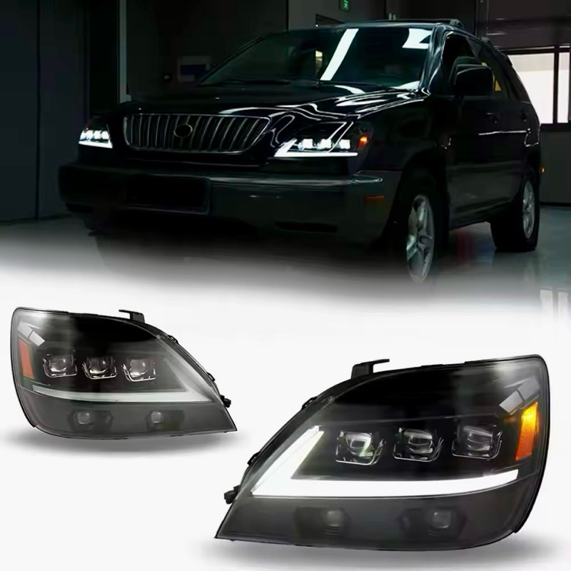 Toyota Lexus RX rx270 Rx300 harrier 1999-2003 V2 front headlamp ...