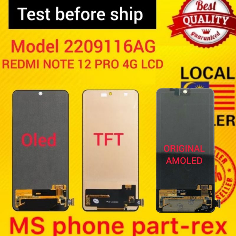REDMI NOTE 12 PRO LCD 4G Redmi Note 12 pro lcd 4g redmi note 12 pro lcd ...