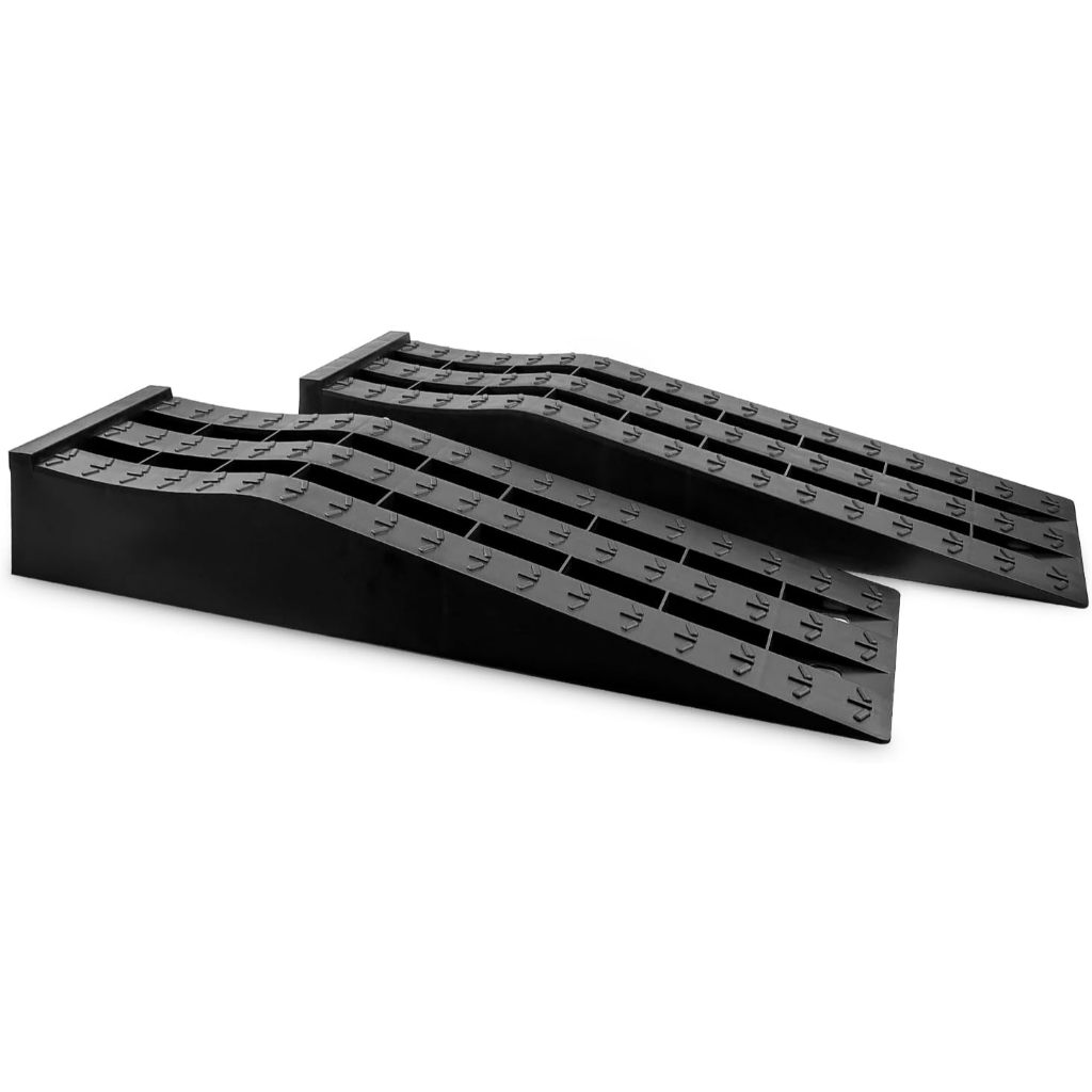 HOXWELL Portable Car Ramps for Oil Changes High Lift, Heavy Duty Low ...