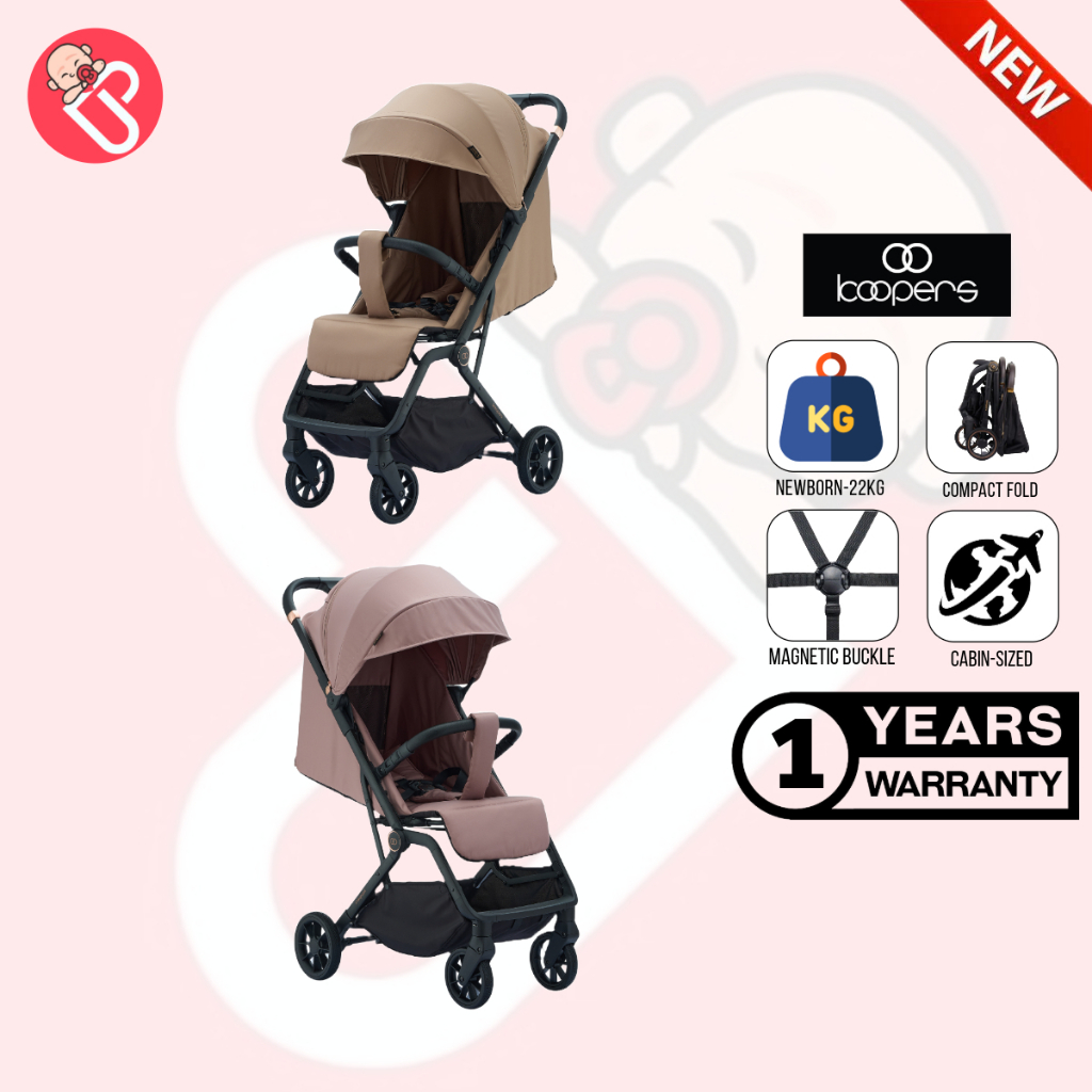 (New Color) Koopers Eezi Light Weight Stroller | Birth to 22kg ...