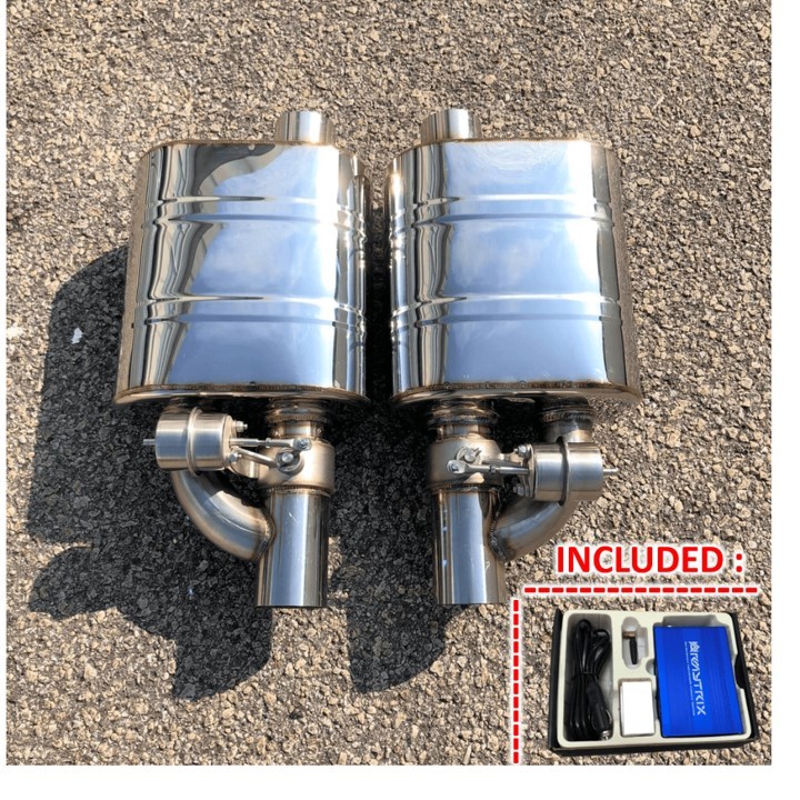 ARMYTRIX / AKRAPOVIC / Max Racing Valvetronic Muffler Set On/off ...