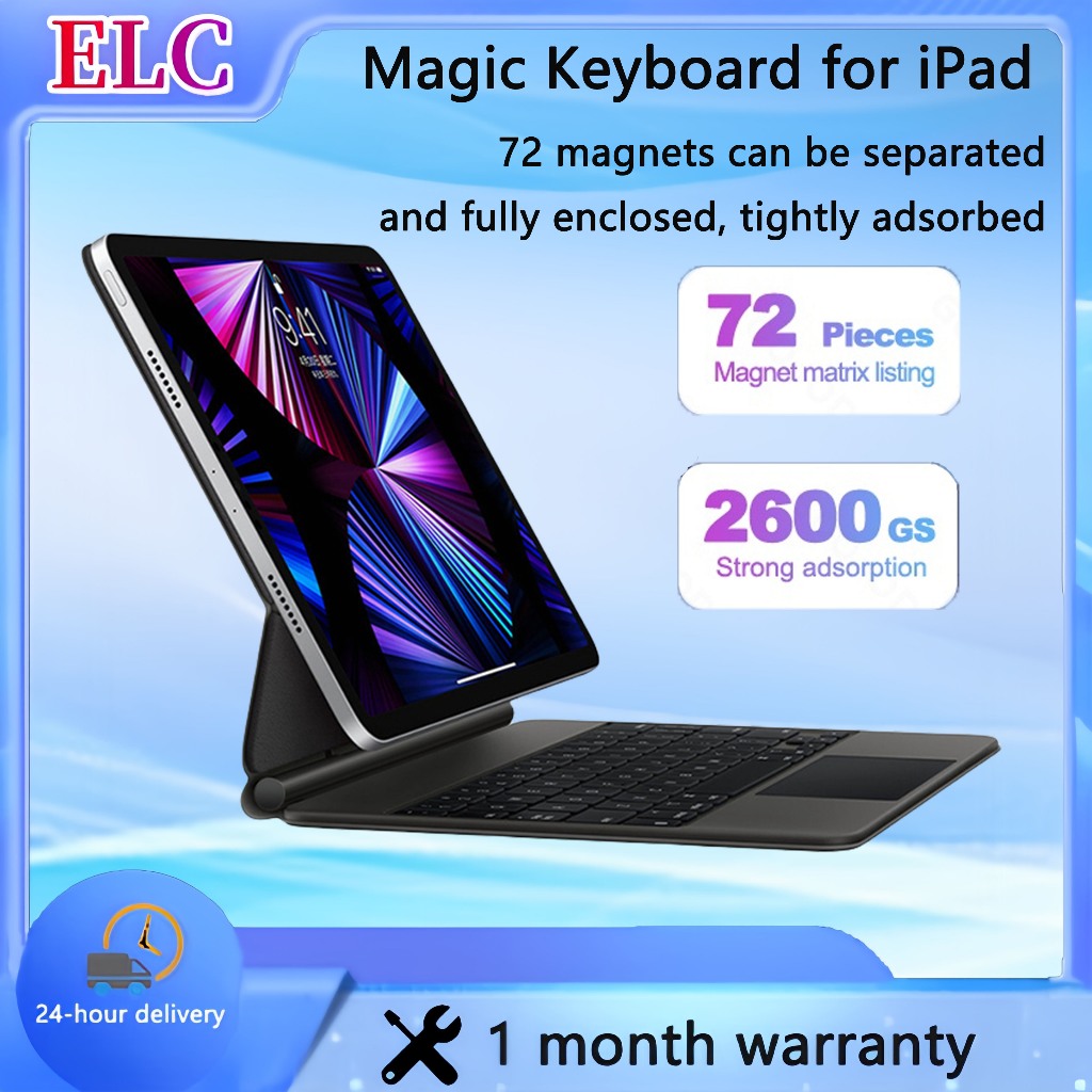 Magnetic Floating Keyboard for Ipad A16 2025 Air11-M3(2025)Air13-M3 ...